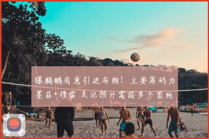 曝鹈鹕有意引进布朗！主要筹码为墨菲+穆雷 美记预计需搭多个首轮