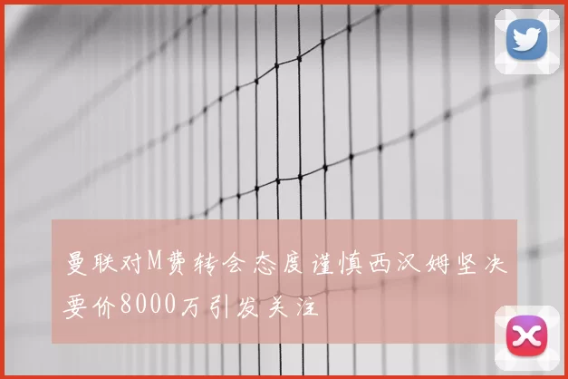 曼联对M费转会态度谨慎西汉姆坚决要价8000万引发关注