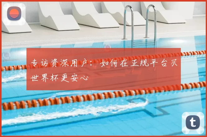 专访资深用户：如何在正规平台买世界杯更安心